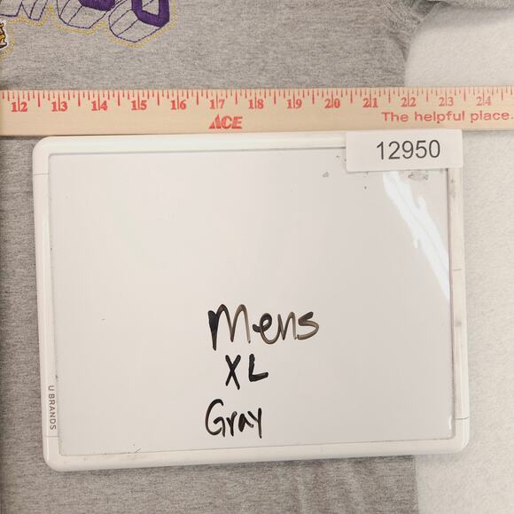 NFL Minnesota Vikings Short Sleeve Football Shirt Mens Size Extra Large XL Gray - Picture 7 of 10